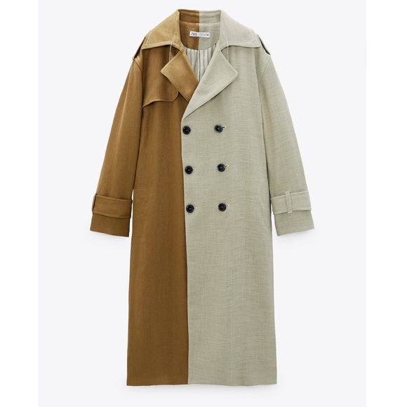 RARE*Zara Limited Edition Patchwork CFDA/Vogue Trench Coat/Jacket